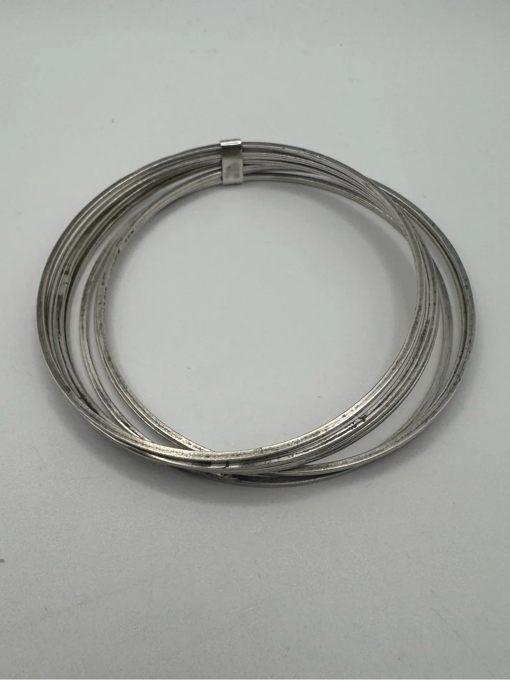Vintage Taxco 925 Silver Multi Band Bangle Bracelet
